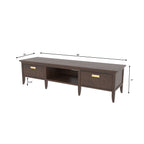 Elara Solid Wood TV Unit — view 7