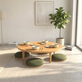 Aurel Solid Wood Round Dining Set – product image 1