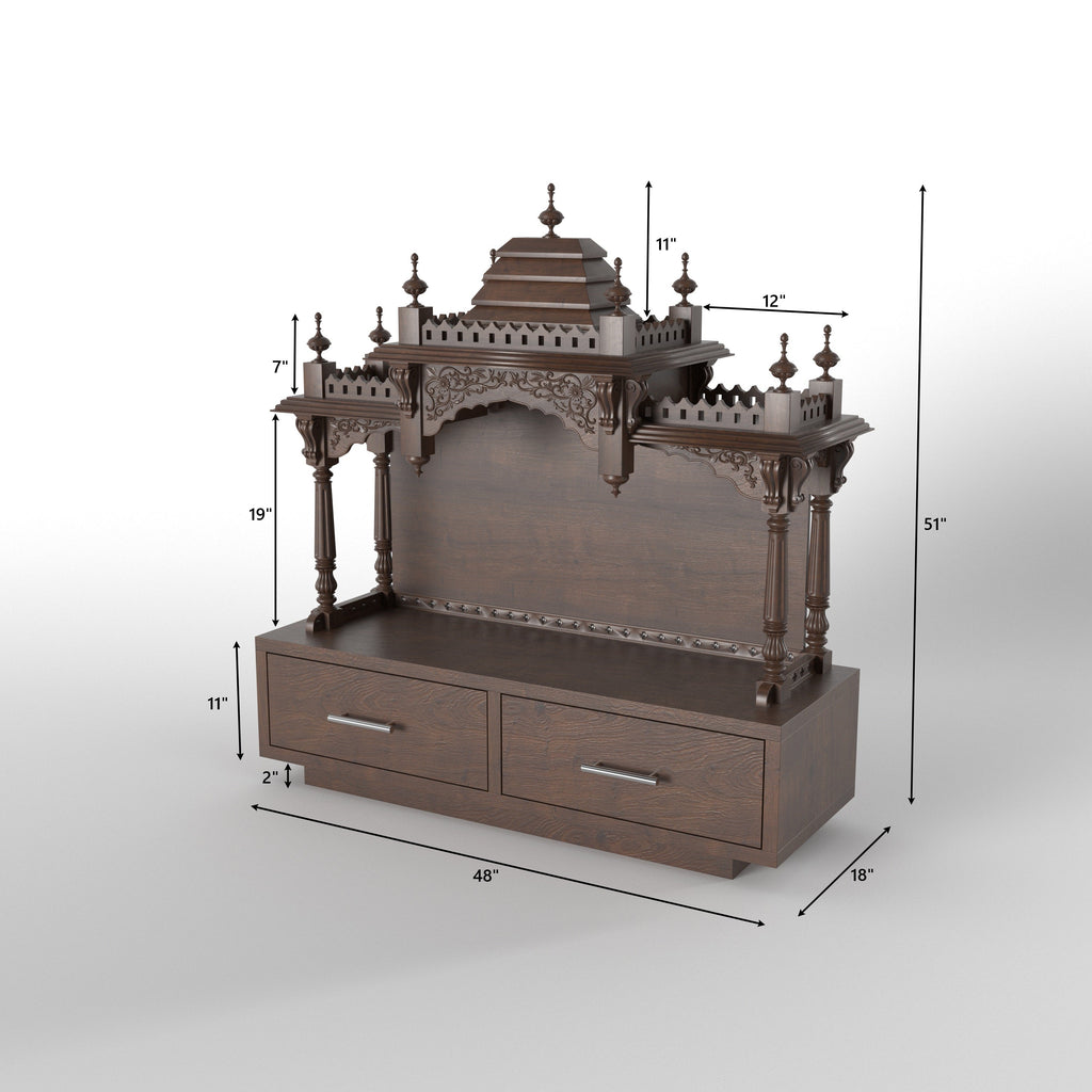 Briar Solid Wood Home Temple — view 7