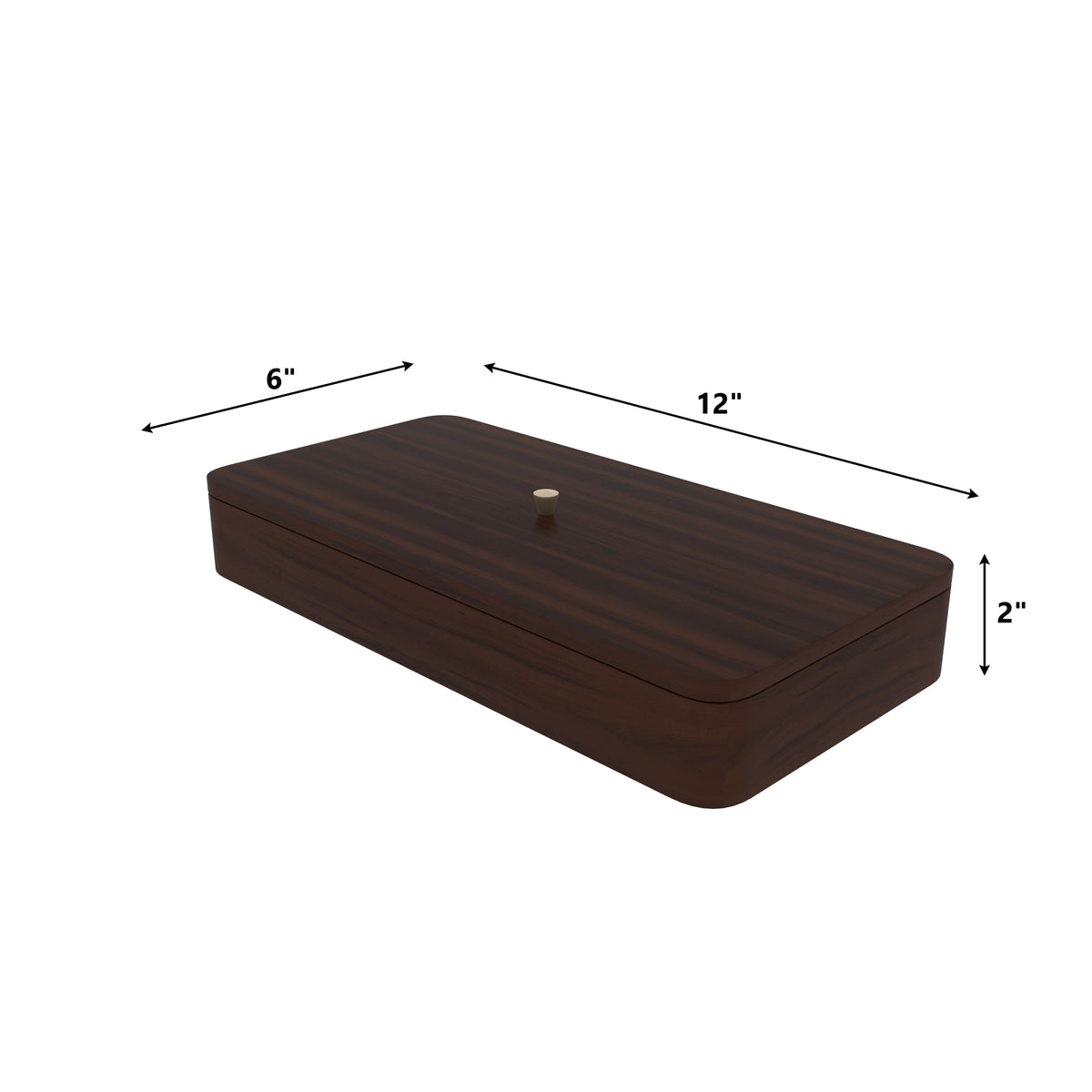 Aurelia Solid Wood Storage Box — view 7