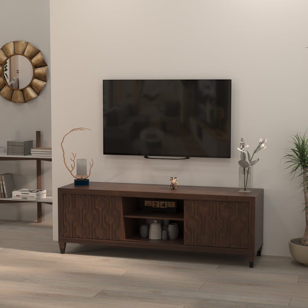 Fiora Panelled TV Unit — view 1