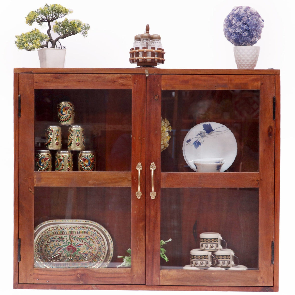 Alma Solid Wood Storage Cabinet — view 1