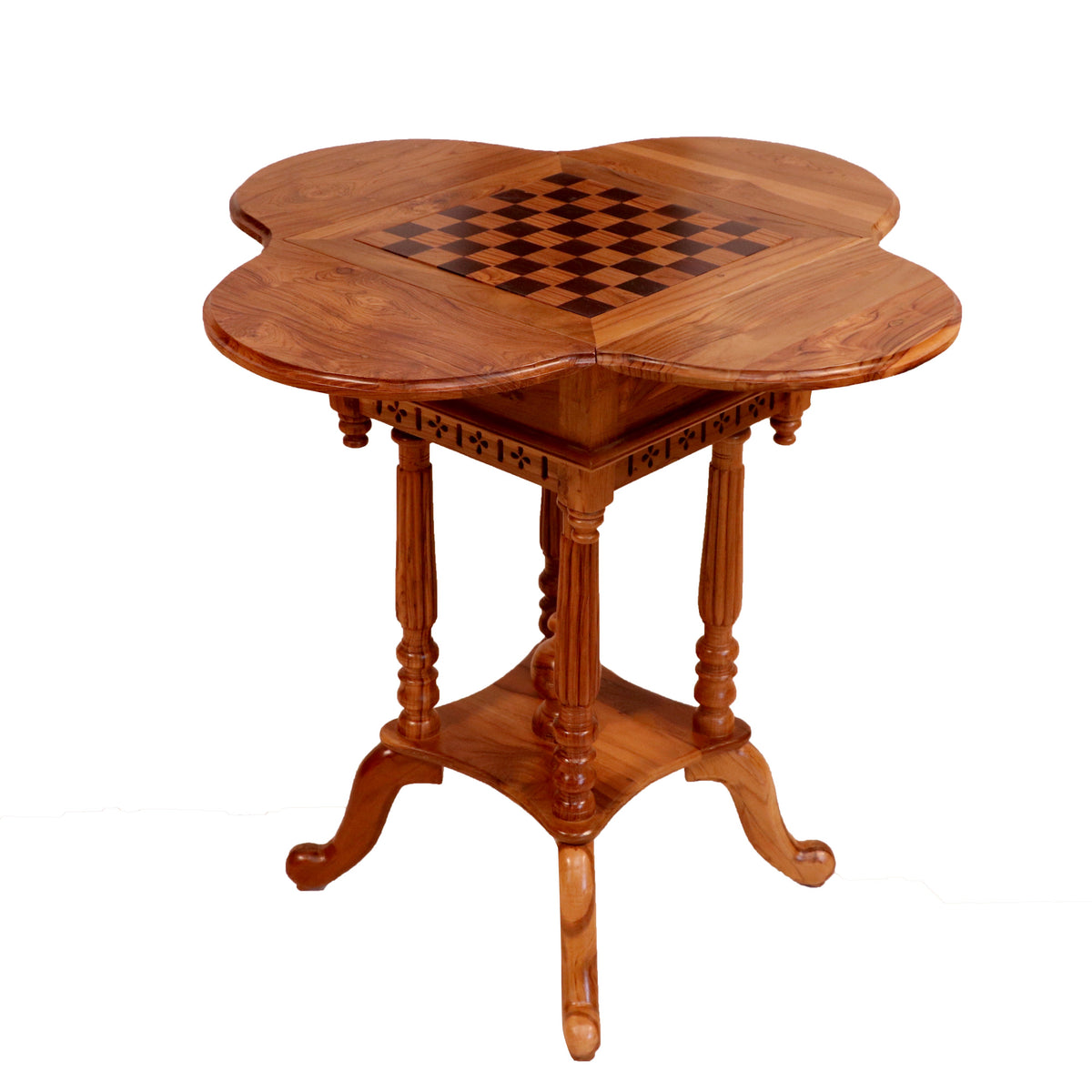 Mira Chessboard Side Table — view 4