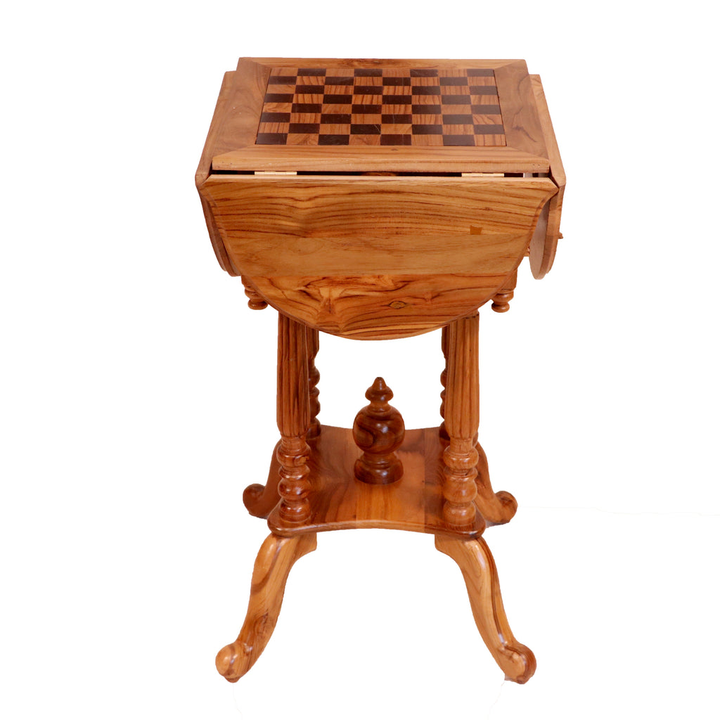 Mira Chessboard Side Table — view 6