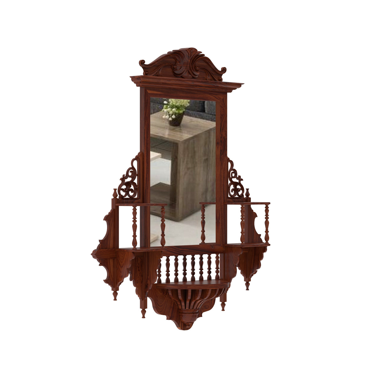 Liora Solid Wood Wall Mirror — view 3