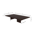 Kaori Solid Wood Rectangular Floor Dining Set – product image 2
