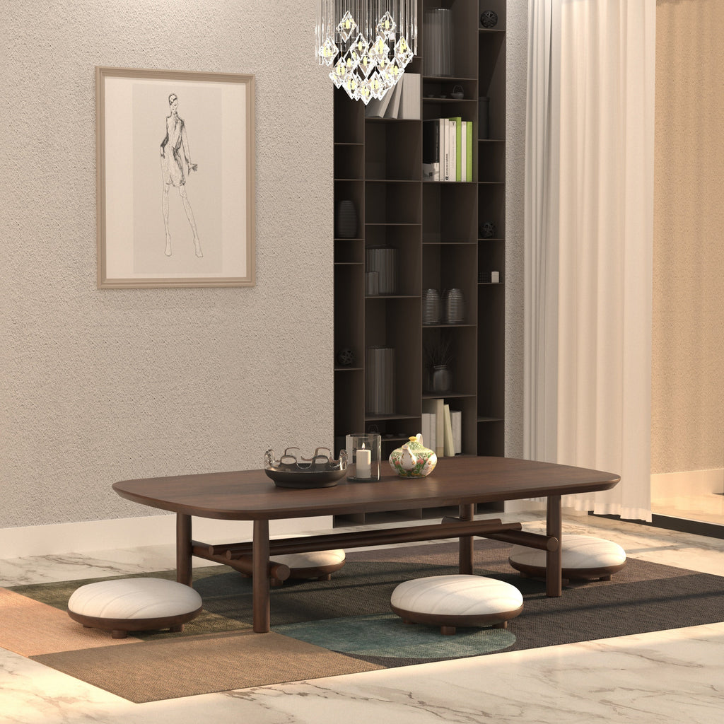 Ren Solid Wood Floor Dining Set – product image 1