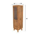 Dalia Glass Panel Storage Cabinet — view 2