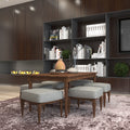 Alma Solid Wood Low Dining Set – product image 1