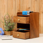 Strata Solid Wood Stacked Desk Organizer - product image 1