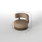 Lyra Solid Wood Round Dining Set – product image 9