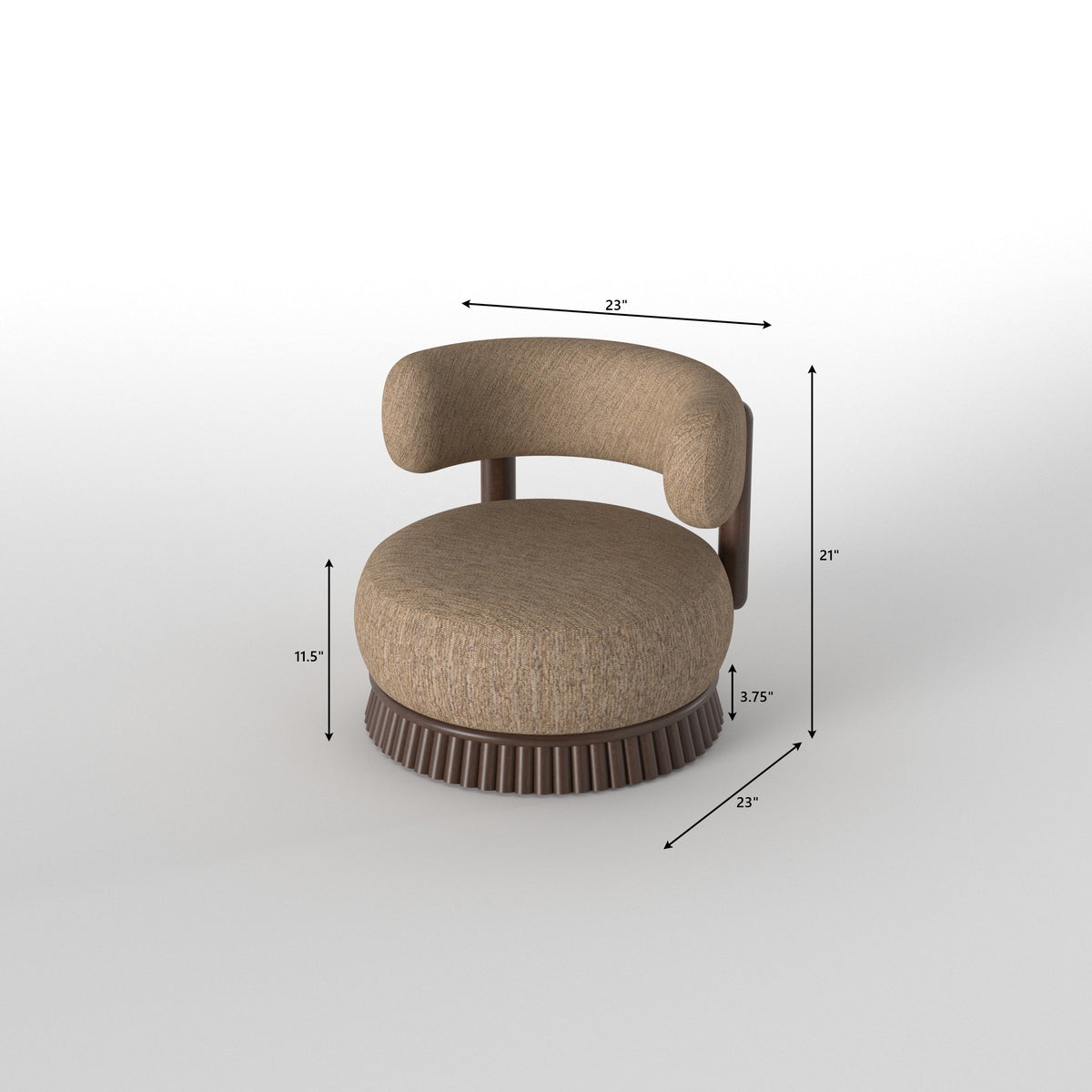 Lyra Solid Wood Round Dining Set – product image 9