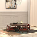 Solis Solid Wood Round Pedestal Dining Set – product image 1