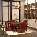 Dalia Carved Solid Wood Dining Set – product image 1