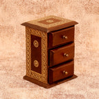 Eldon Solid Wood 3 Drawer Desk Chest - Dark - product image 5