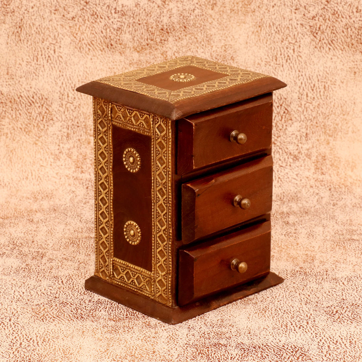 Eldon Solid Wood 3 Drawer Desk Chest - Dark - product image 5