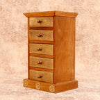 Fenn Solid Wood 5 Drawer Desk Chest - Natural - product image 5