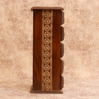 Linus Solid Wood Slim Drawer Tower - Dark - product image 5