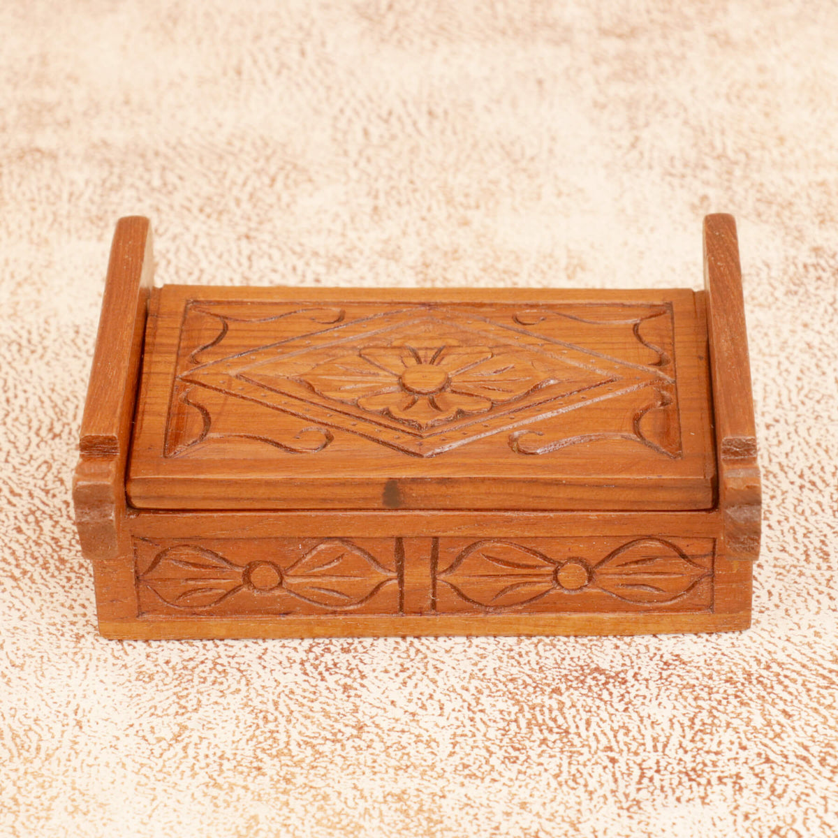 Riva Carved Storage Box — view 2