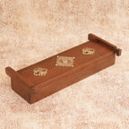 Rhea Solid Wood Storage Box — view 1