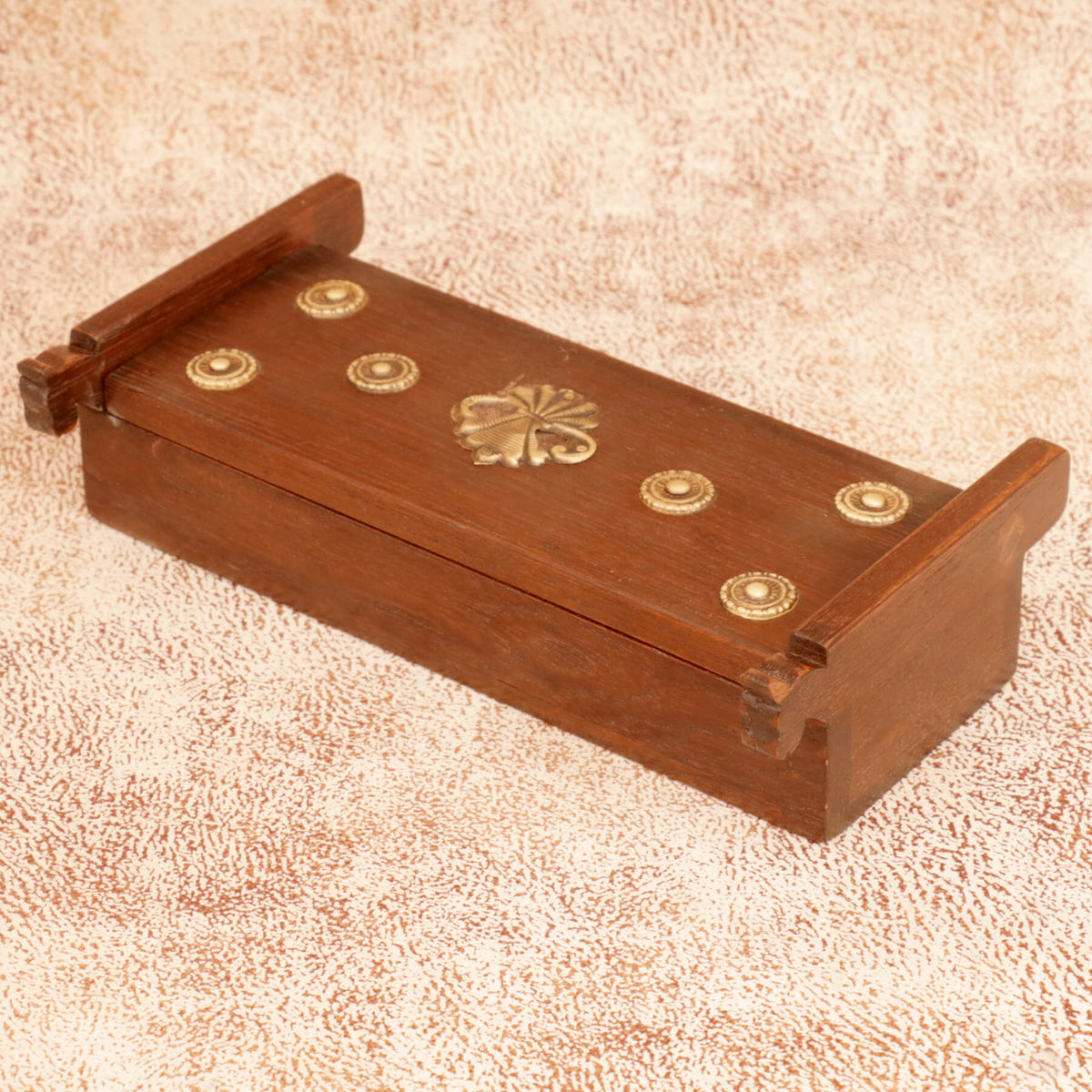 Renata Solid Wood Storage Box — view 1