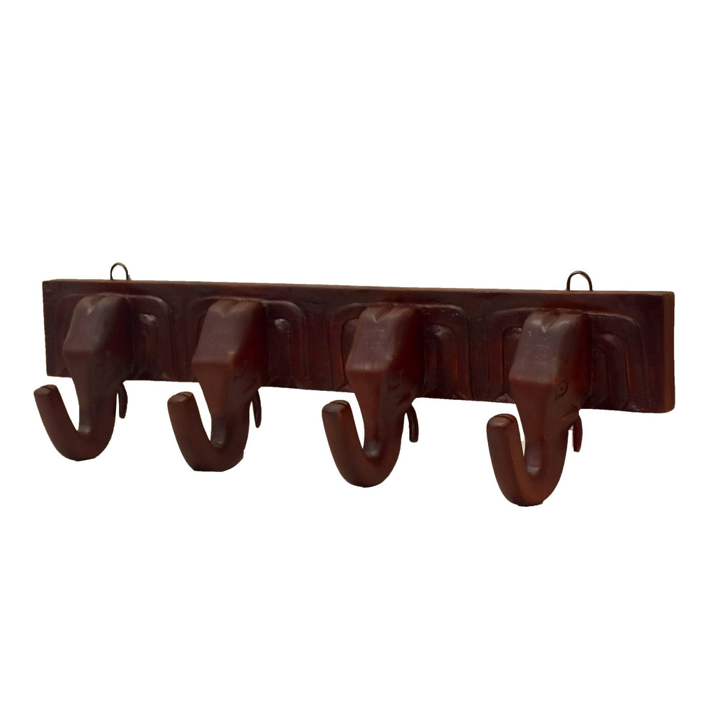 Calla Elephant 4-Hook Wall Rack — view 2