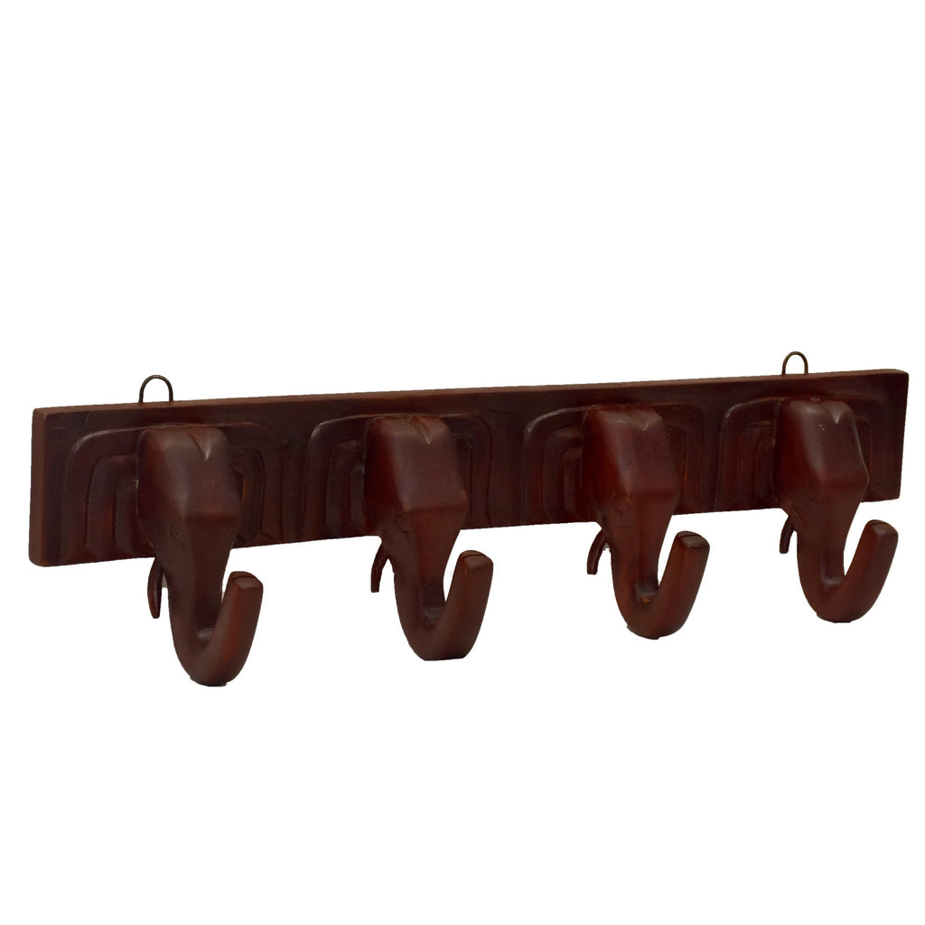 Calla Elephant 4-Hook Wall Rack — view 3