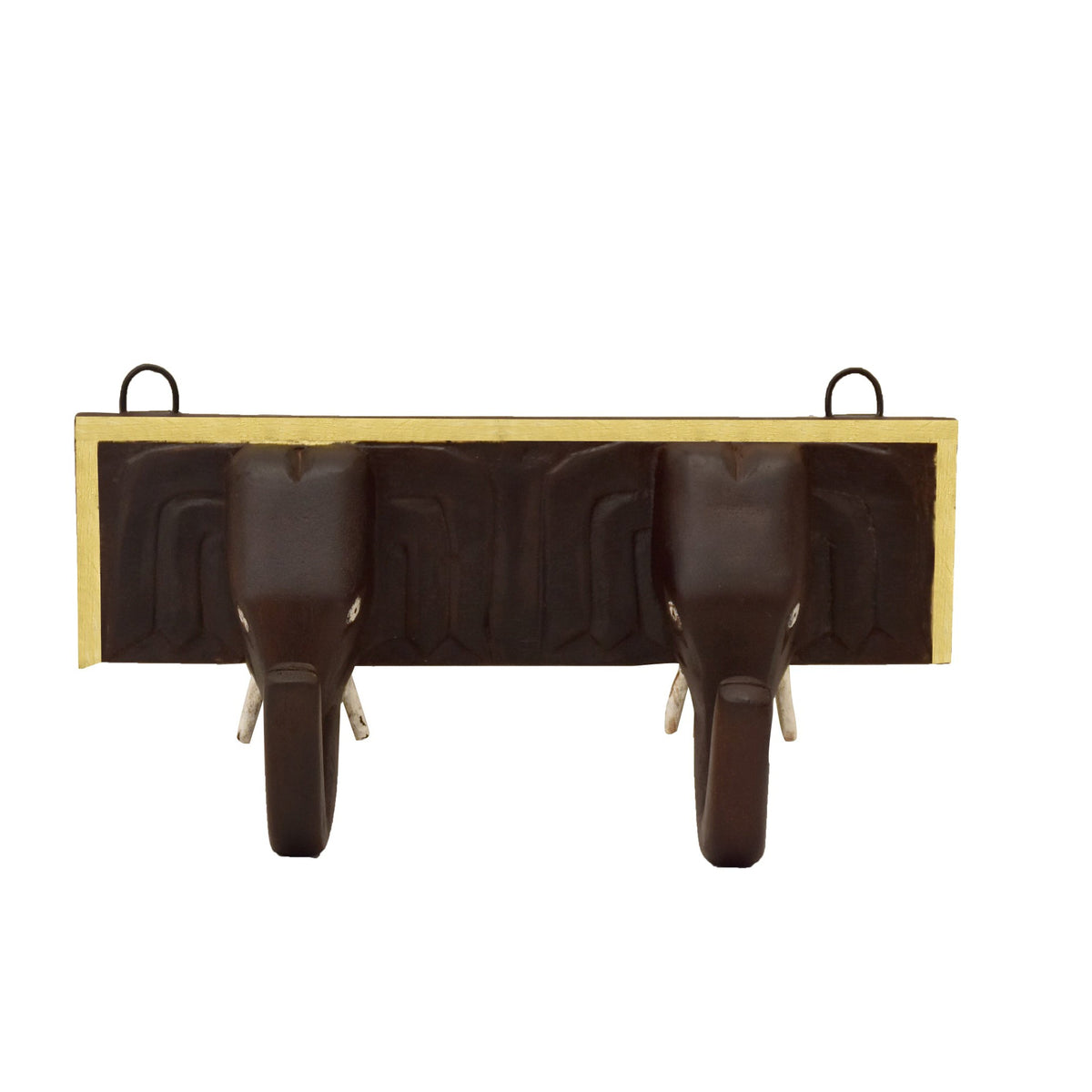 Cora Elephant Wall Hook Rack — view 1