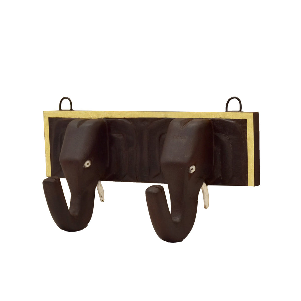 Cora Elephant Wall Hook Rack — view 2