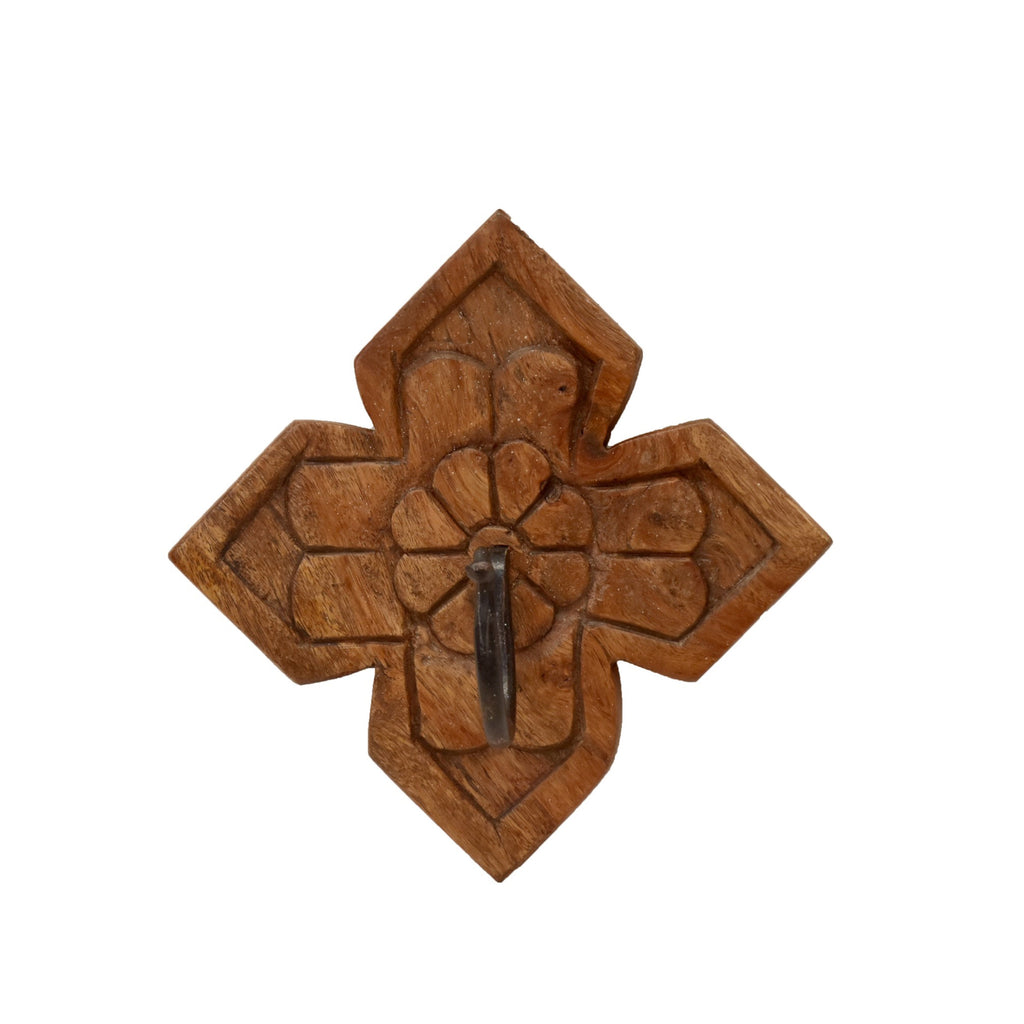Calla Solid Wood Wall Hook Rack — view 1