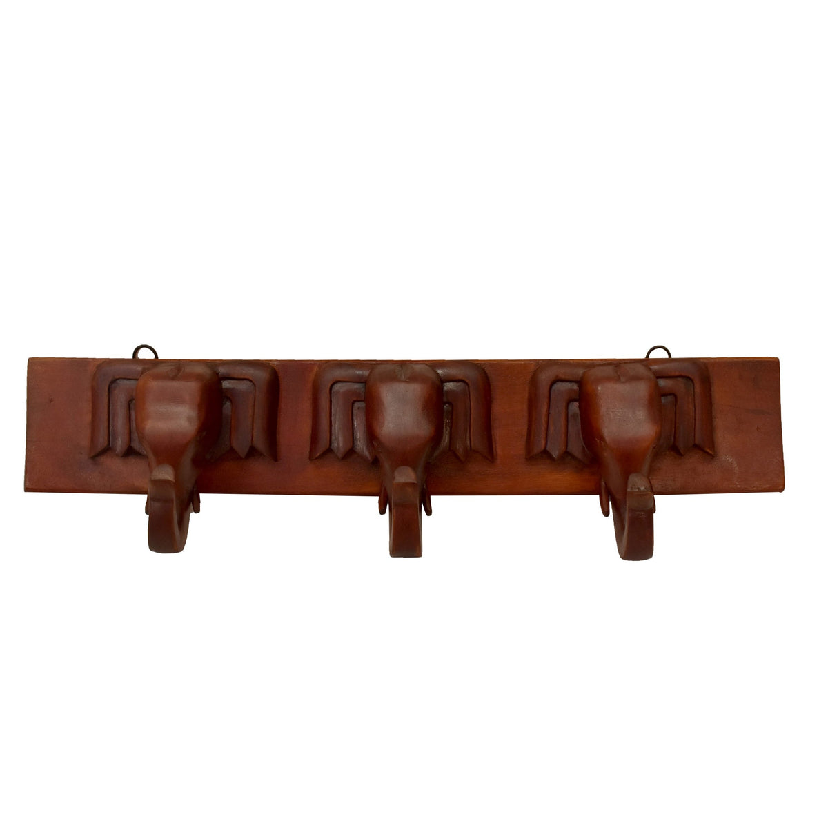 Delphine Elephant 3-Hook Wall Rack — view 1