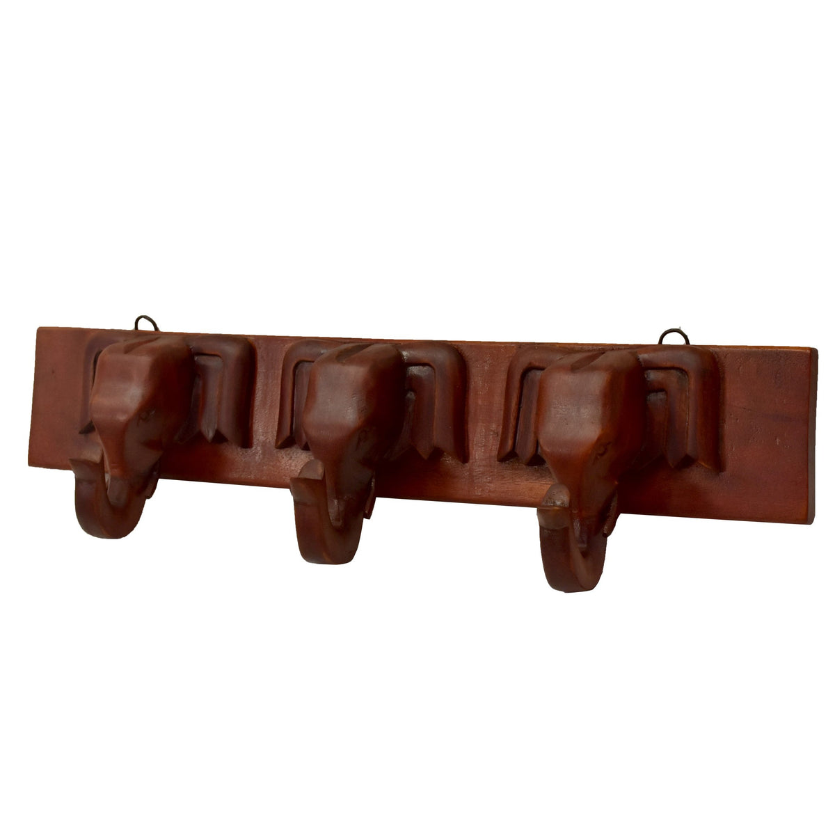 Delphine Elephant 3-Hook Wall Rack — view 2