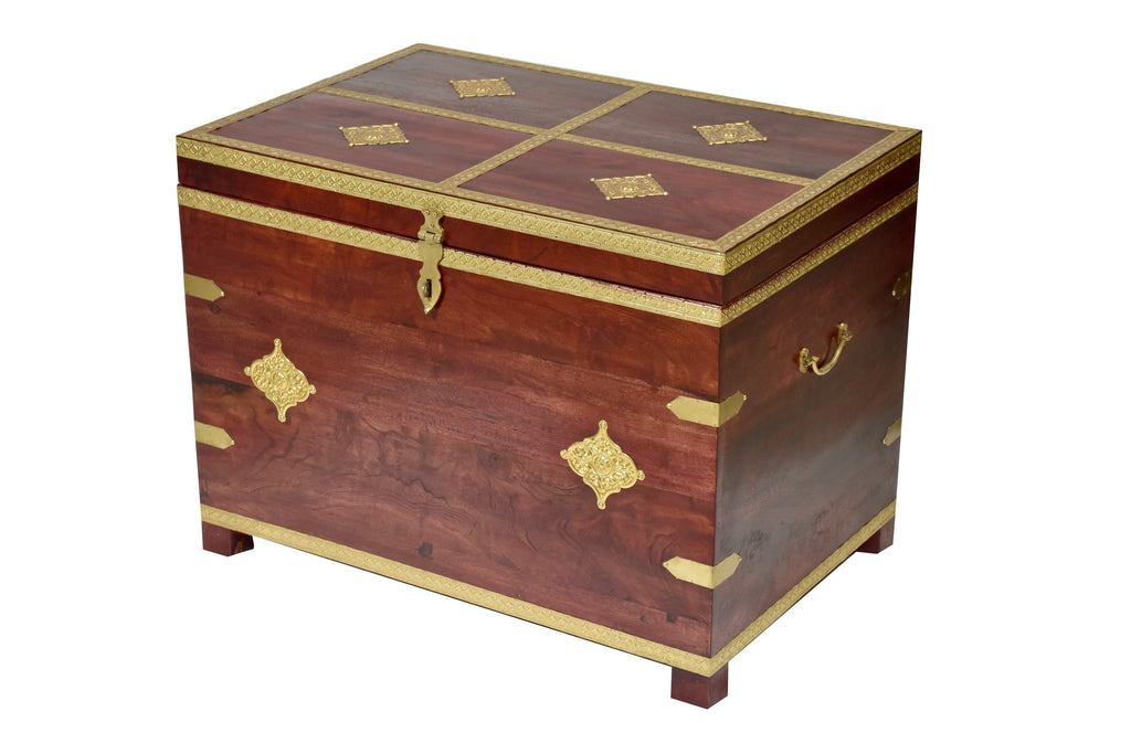 Kaia Solid Wood Storage Box — view 1