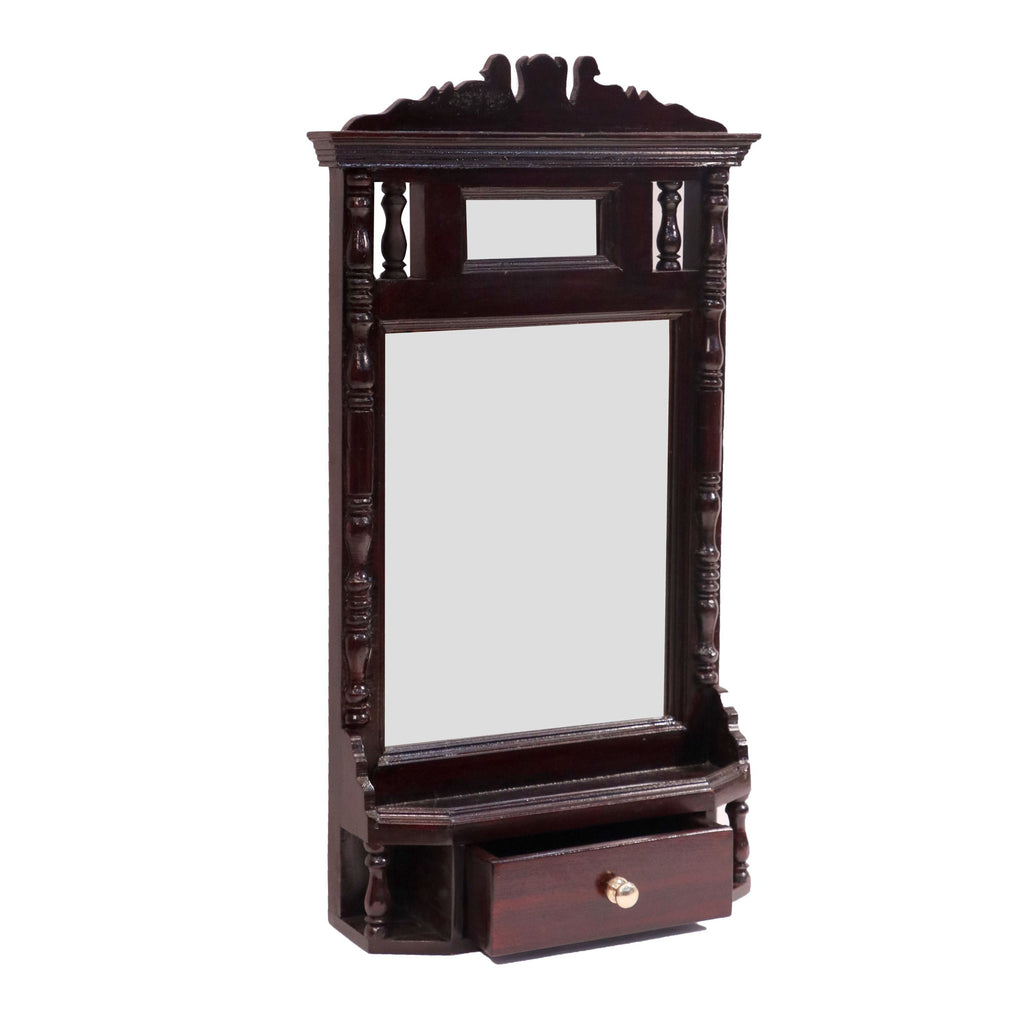 Clara Solid Wood Wall Mirror — view 3