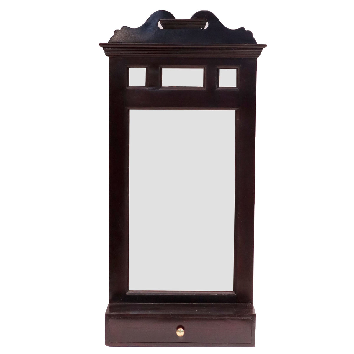 Cerise Solid Wood Wall Mirror — view 3