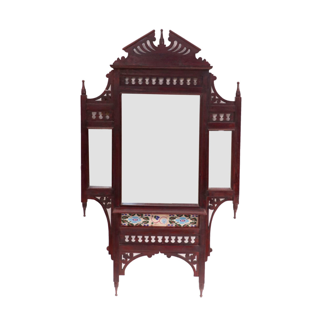 Daphne Solid Wood Wall Mirror — view 1