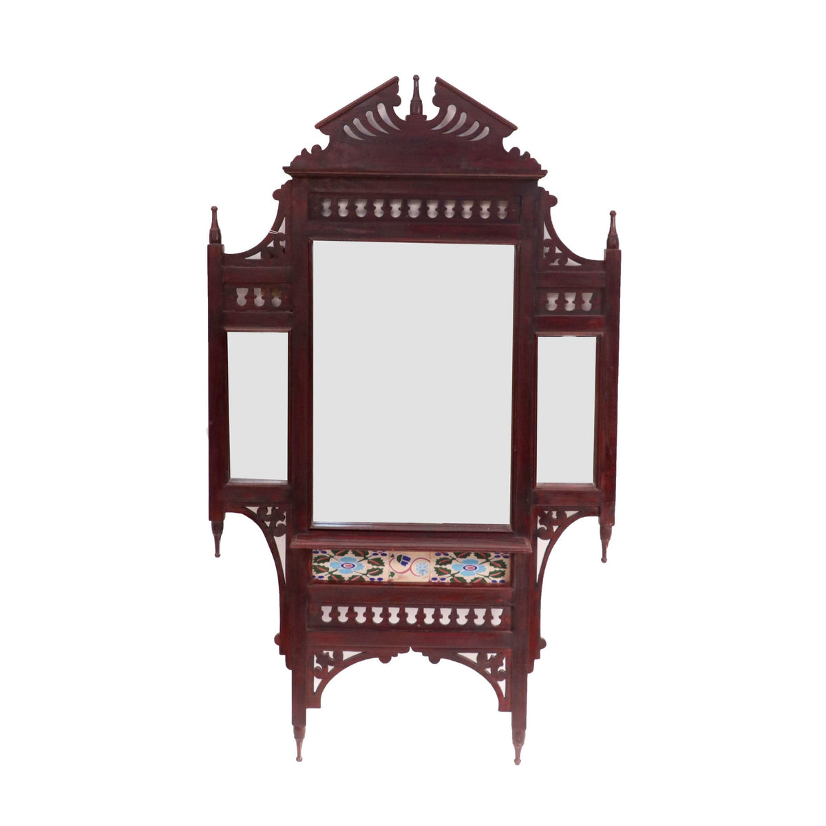 Daphne Solid Wood Wall Mirror — view 1