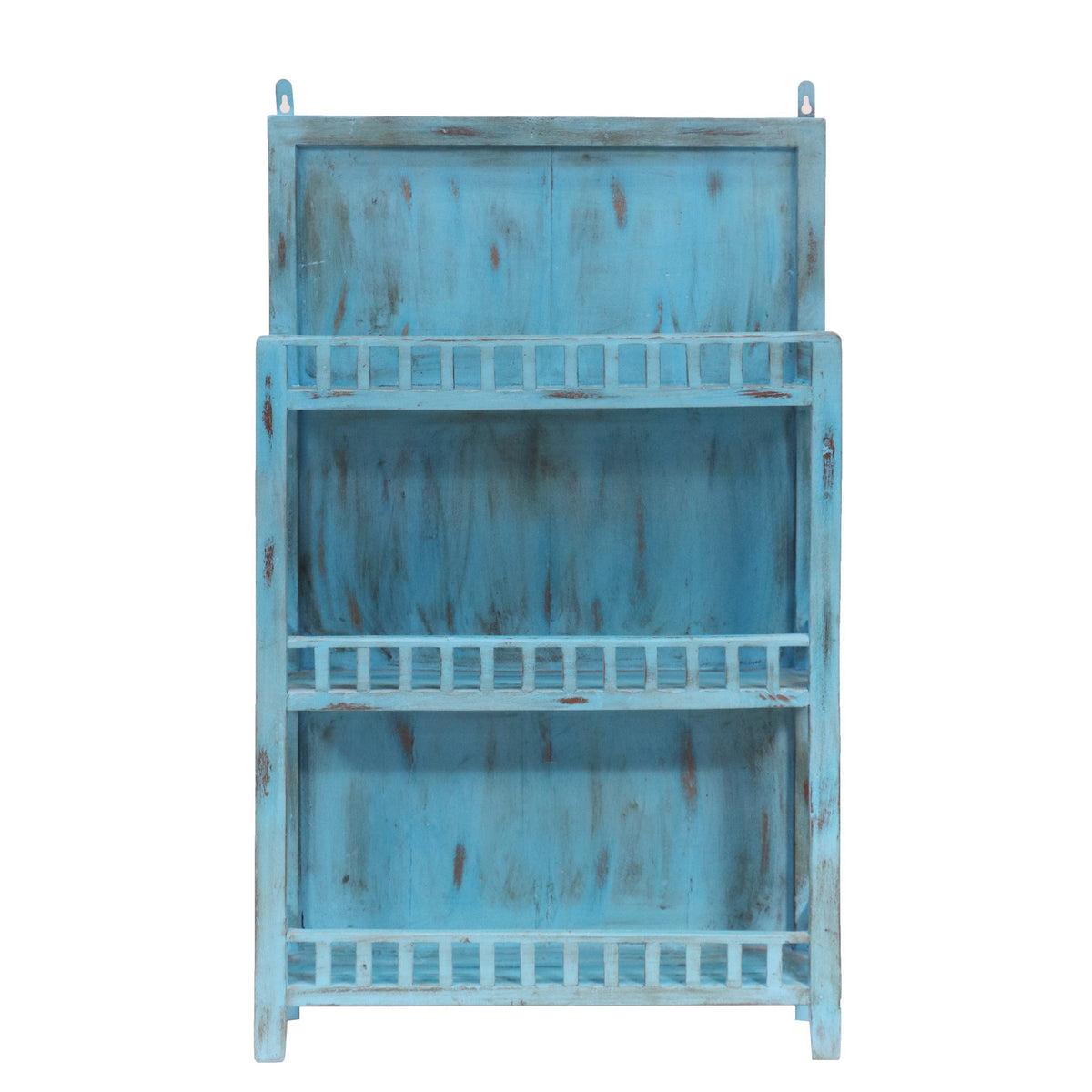 Alina Vintage Blue Wall Shelf — view 3