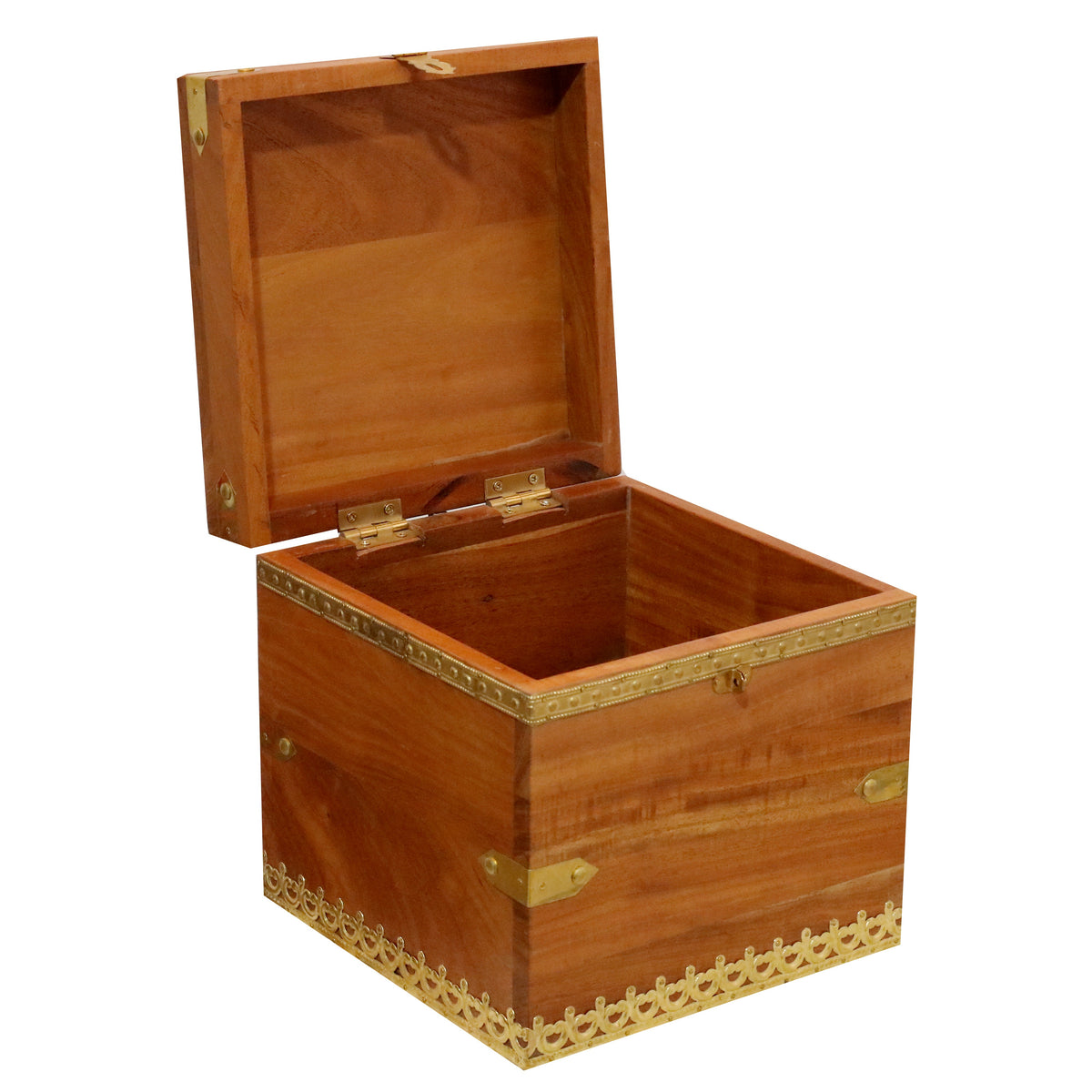 Juniper Solid Wood Storage Box — view 1