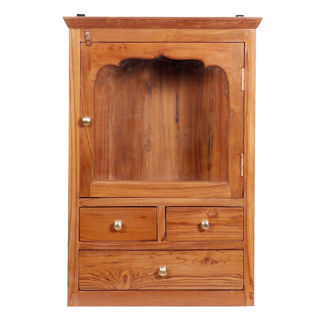 Delphine Glass Panel Wall Cabinet — view 2