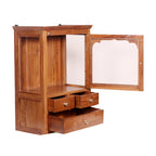 Delphine Glass Panel Wall Cabinet — view 4