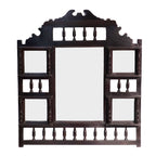 Malva Geometric Carved Wall Mirror — view 2