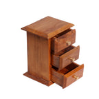 Lucien Solid Wood 3 Drawer Desk Chest - Natural - product image 1
