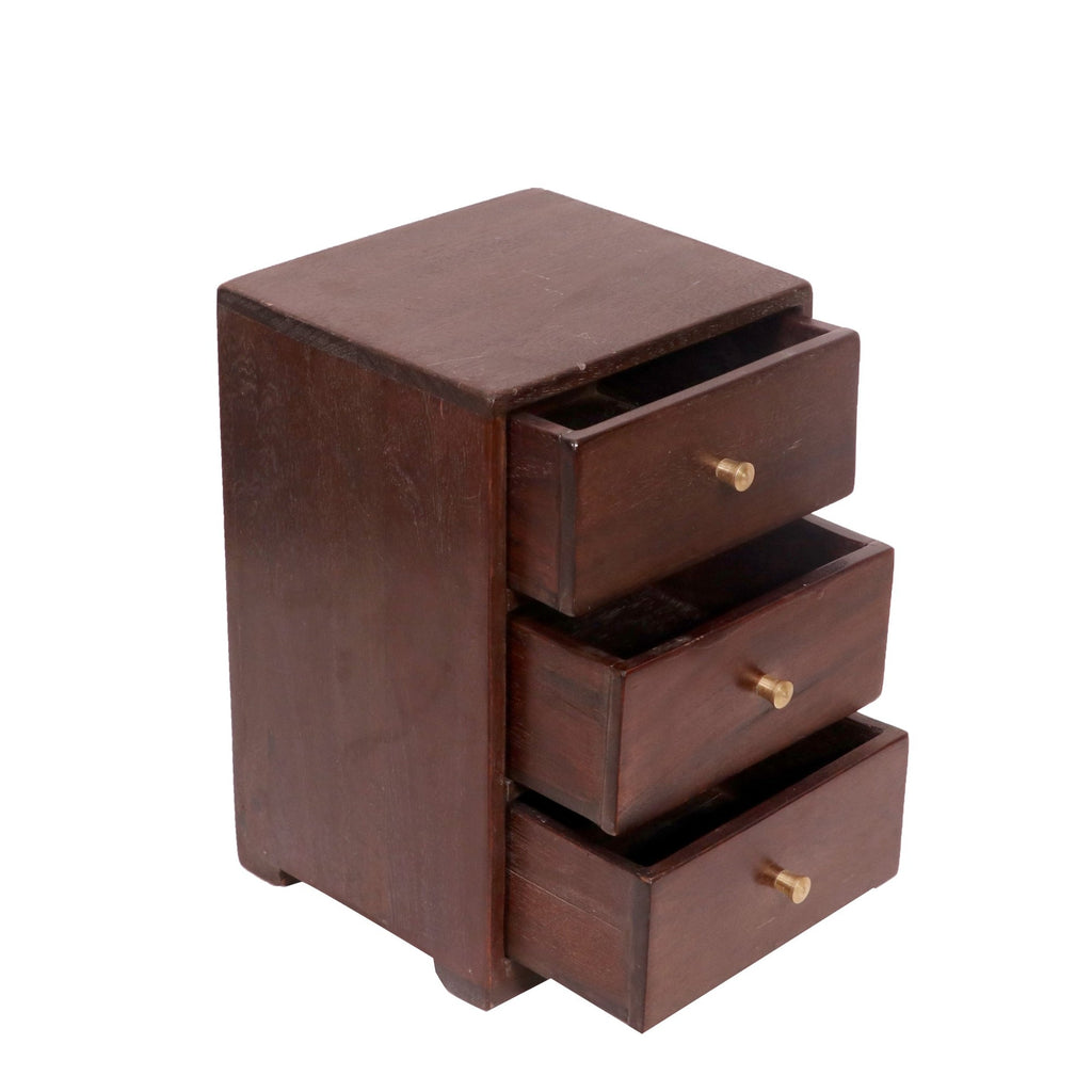 Auden Solid Wood 3 Drawer Desk Tower - product image 1