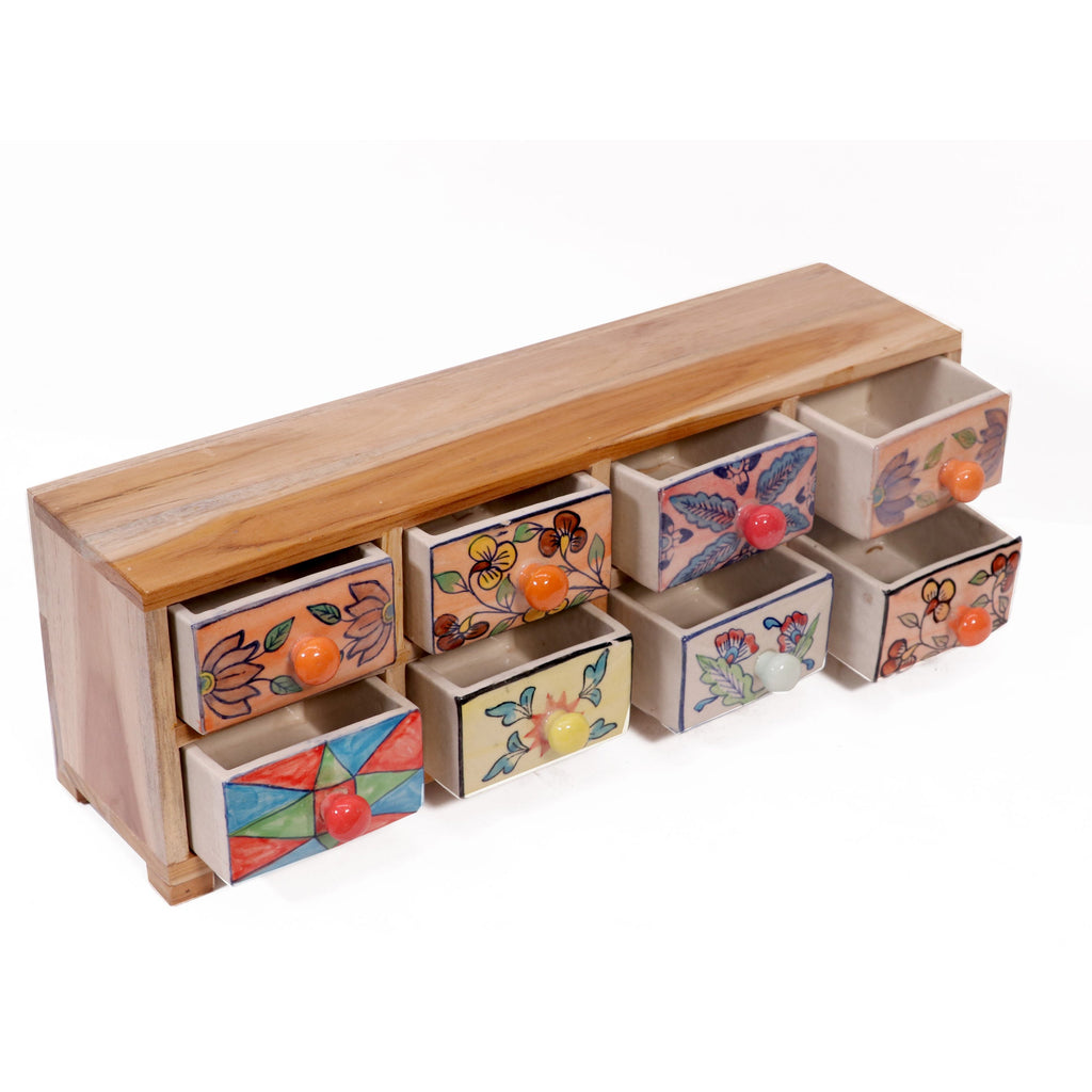 Rhea 8 Drawer Ceramic Organizer - product image 1