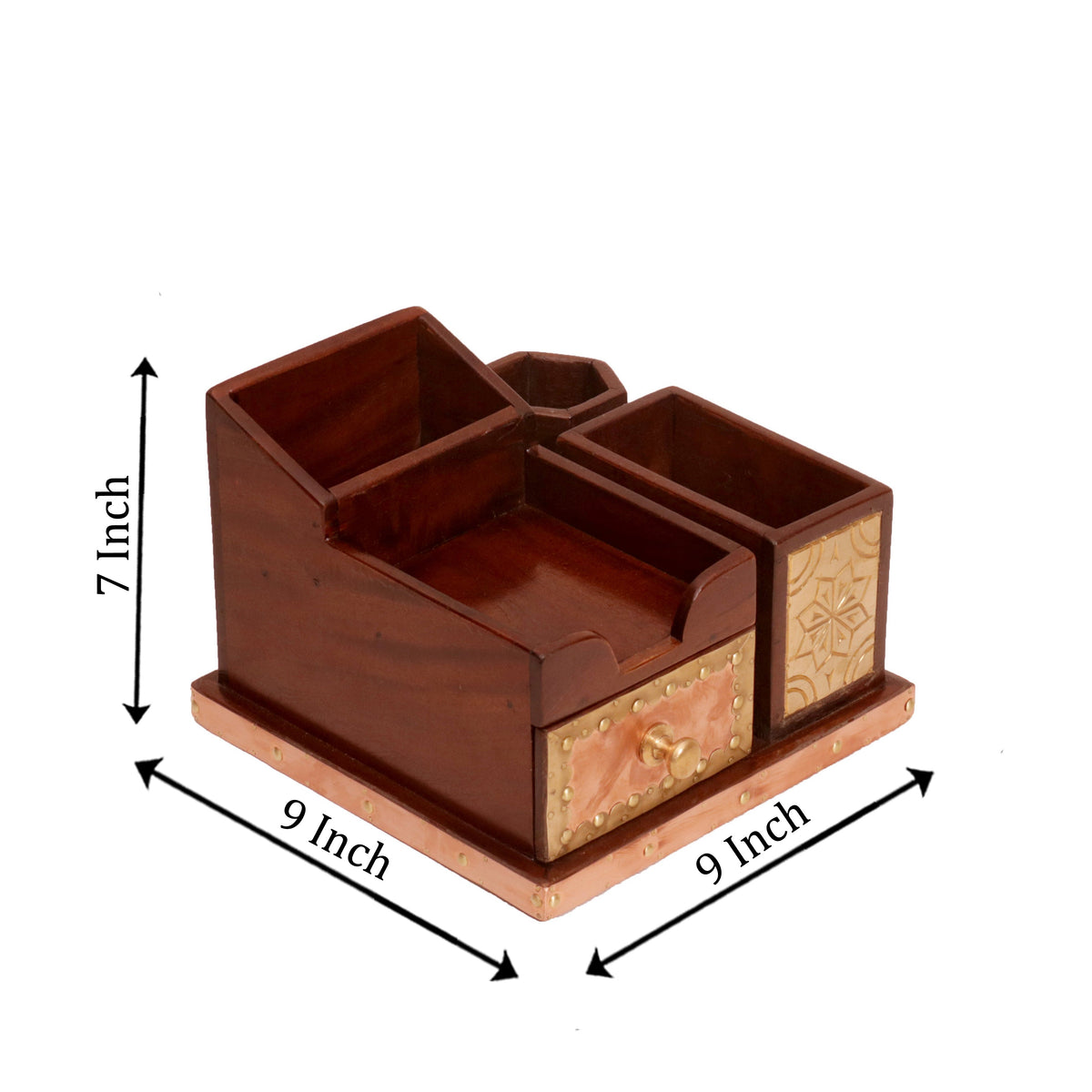Colby Solid Wood 5 Compartment Desk Organizer - product image 6