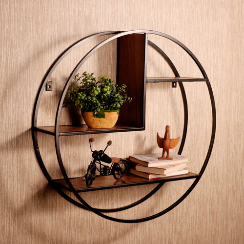 Bianca Solid Wood Wall Shelf — view 1
