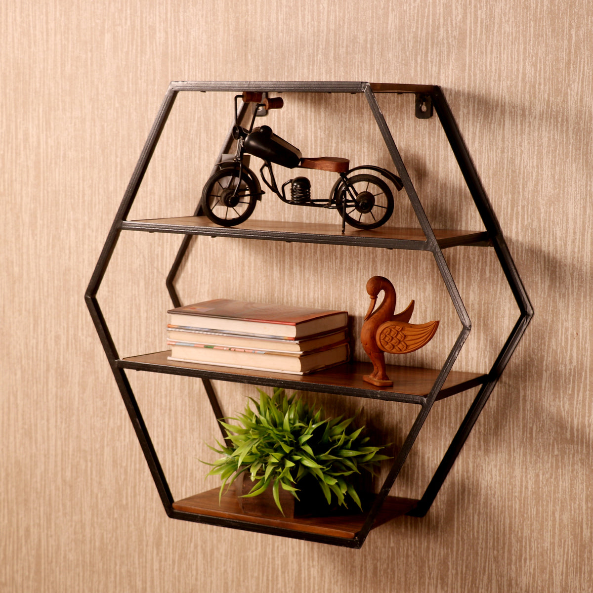 Astrid Solid Wood Wall Shelf — view 1