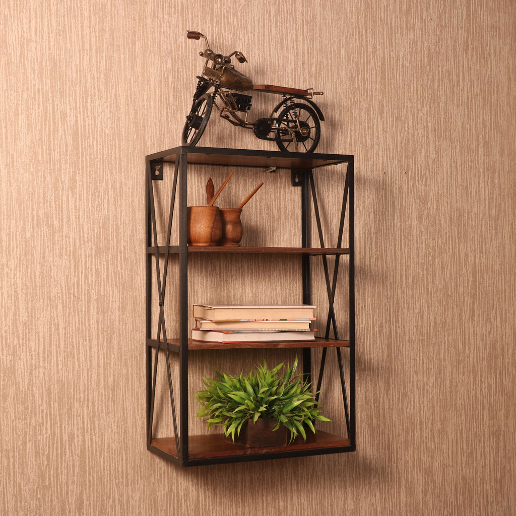 Aria Solid Wood Wall Shelf — view 1