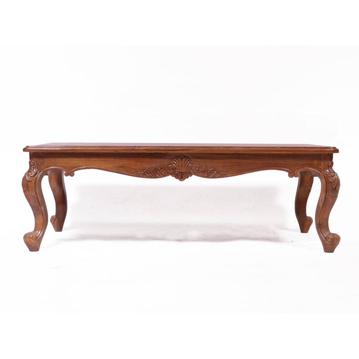 Naia Carved Coffee Table — view 2